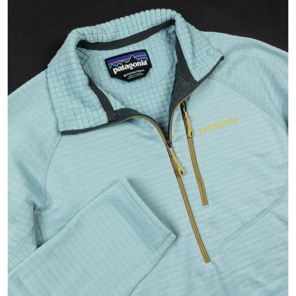 Patagonia R1 Regulator Fleece Jacket Women's Medium Blue 1/4 Zip Pullover 40118 - Picture 1 of 13